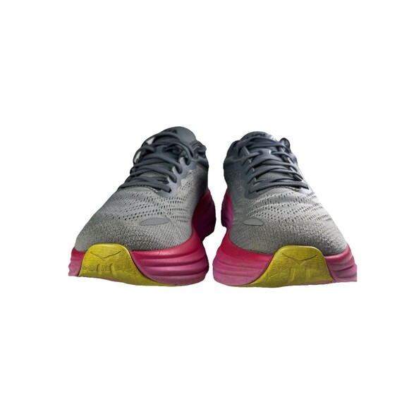 Hoka One One Bondi 8 Women's Running Shoes  Gray/Pink, Athletic size 8B - Picture 6 of 13